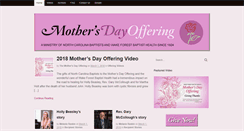 Desktop Screenshot of mothersdayoffering.org
