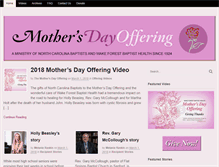 Tablet Screenshot of mothersdayoffering.org